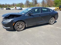 Salvage cars for sale at Brookhaven, NY auction: 2015 Chrysler 200 C