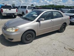 Salvage cars for sale at Indianapolis, IN auction: 2003 Toyota Corolla CE