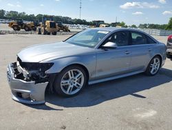 Salvage cars for sale at Dunn, NC auction: 2017 Audi A6 Premium