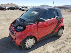 Salvage cars for sale at North Las Vegas, NV auction: 2012 Smart Fortwo Pure