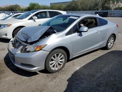 Salvage cars for sale from Copart Las Vegas, NV: 2012 Honda Civic EX