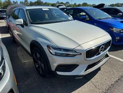 Salvage cars for sale at Hueytown, AL auction: 2020 Volvo V60 Cross Country T5 Momentum