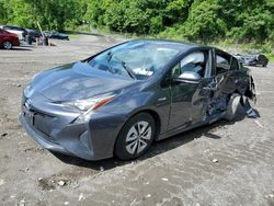 Salvage cars for sale at Marlboro, NY auction: 2016 Toyota Prius