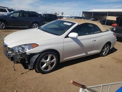 Salvage cars for sale at Brighton, CO auction: 2005 Toyota Camry Solara SE