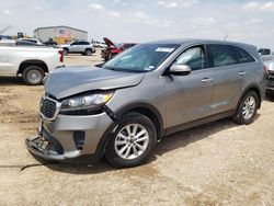 Salvage cars for sale from Copart Amarillo, TX: 2019 KIA Sorento L