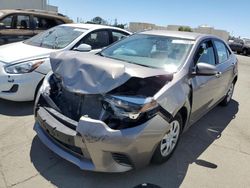 Salvage cars for sale from Copart Martinez, CA: 2016 Toyota Corolla ECO