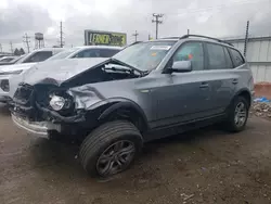 Salvage cars for sale at Chicago Heights, IL auction: 2006 BMW X3 3.0I