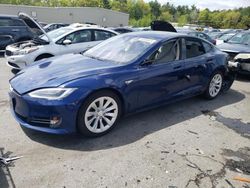 Salvage cars for sale at Exeter, RI auction: 2016 Tesla Model S