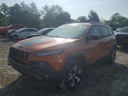 Salvage cars for sale at Madisonville, TN auction: 2015 Jeep Cherokee Trailhawk