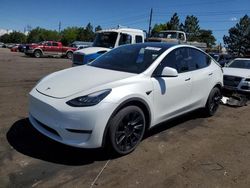 Salvage cars for sale at Denver, CO auction: 2022 Tesla Model Y