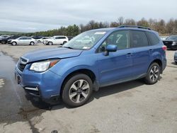 Salvage cars for sale at Brookhaven, NY auction: 2018 Subaru Forester 2.5I Premium