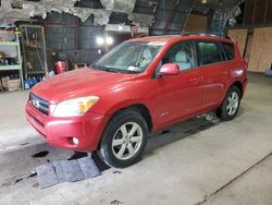 Salvage cars for sale at Albany, NY auction: 2008 Toyota Rav4 Limited