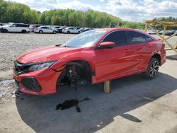 Salvage cars for sale at Windsor, NJ auction: 2019 Honda Civic SI
