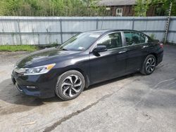 Salvage cars for sale at Albany, NY auction: 2017 Honda Accord EXL