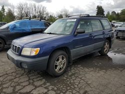 Subaru Forester l salvage cars for sale: 2001 Subaru Forester L