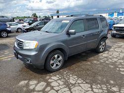 Salvage cars for sale from Copart Woodhaven, MI: 2013 Honda Pilot EX