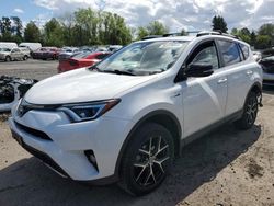 Toyota Vehiculos salvage en venta: 2018 Toyota Rav4 HV SE