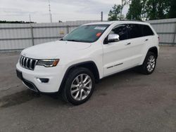 Salvage cars for sale at Dunn, NC auction: 2017 Jeep Grand Cherokee Limited
