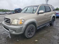 Toyota Sequoia salvage cars for sale: 2002 Toyota Sequoia SR5