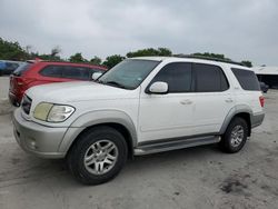 Salvage cars for sale from Copart Corpus Christi, TX: 2003 Toyota Sequoia SR5