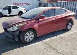 Salvage cars for sale from Copart Anthony, TX: 2016 Hyundai Elantra SE