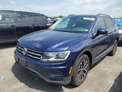 Salvage cars for sale at Cahokia Heights, IL auction: 2021 Volkswagen Tiguan SE