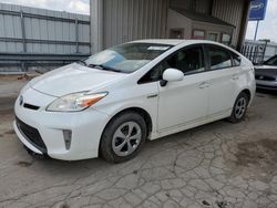 Salvage cars for sale from Copart Fort Wayne, IN: 2012 Toyota Prius
