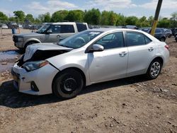 Salvage cars for sale from Copart Chalfont, PA: 2015 Toyota Corolla L