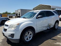 Salvage cars for sale at Fresno, CA auction: 2015 Chevrolet Equinox LS