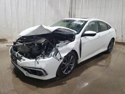 Salvage cars for sale from Copart Central Square, NY: 2019 Honda Civic EX