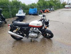 Salvage motorcycles for sale at Wheeling, IL auction: 2023 Royal Enfield Motors INT 650