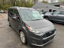 Salvage cars for sale at North Billerica, MA auction: 2019 Ford Transit Connect XLT