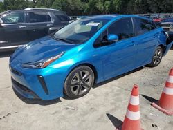 Salvage cars for sale at Ocala, FL auction: 2020 Toyota Prius L