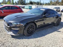 Salvage cars for sale at Graham, WA auction: 2020 Ford Mustang GT