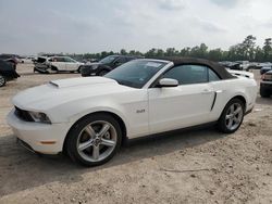 Salvage cars for sale at Houston, TX auction: 2012 Ford Mustang GT