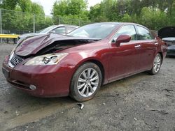 Salvage cars for sale from Copart Waldorf, MD: 2007 Lexus ES 350