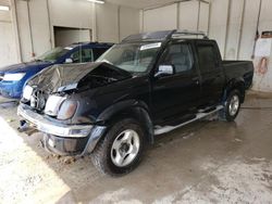 Salvage cars for sale from Copart Madisonville, TN: 2000 Nissan Frontier Crew Cab XE