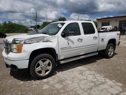 Salvage cars for sale from Copart Indianapolis, IN: 2012 GMC Sierra K2500 Denali