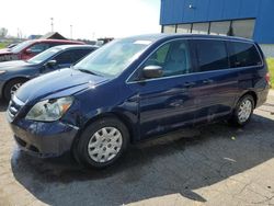 Salvage cars for sale at Woodhaven, MI auction: 2006 Honda Odyssey LX