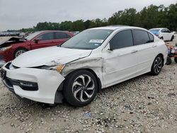 Salvage cars for sale from Copart Houston, TX: 2016 Honda Accord EXL