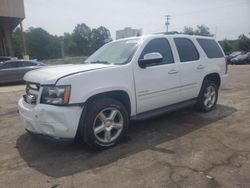 Salvage cars for sale at Gaston, SC auction: 2013 Chevrolet Tahoe K1500 LTZ