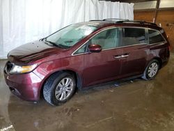 Salvage cars for sale at Ebensburg, PA auction: 2014 Honda Odyssey EX