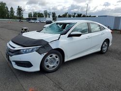 Salvage cars for sale from Copart Portland, OR: 2016 Honda Civic LX