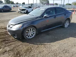 Salvage cars for sale at San Diego, CA auction: 2011 Lexus IS 250