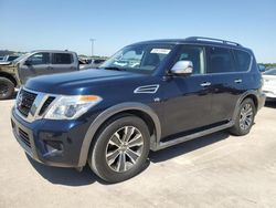 Salvage cars for sale from Copart Wilmer, TX: 2019 Nissan Armada SV