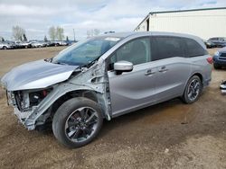 Salvage cars for sale from Copart Rocky View County, AB: 2022 Honda Odyssey Touring