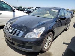 Salvage cars for sale from Copart Martinez, CA: 2009 Infiniti G37 Base