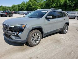 Jeep salvage cars for sale: 2021 Jeep Cherokee Latitude LUX