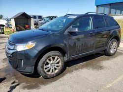 Salvage cars for sale at Woodhaven, MI auction: 2014 Ford Edge SEL