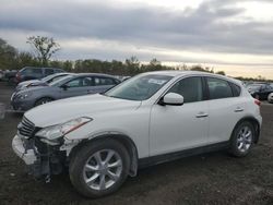 Salvage cars for sale at Des Moines, IA auction: 2010 Infiniti EX35 Base